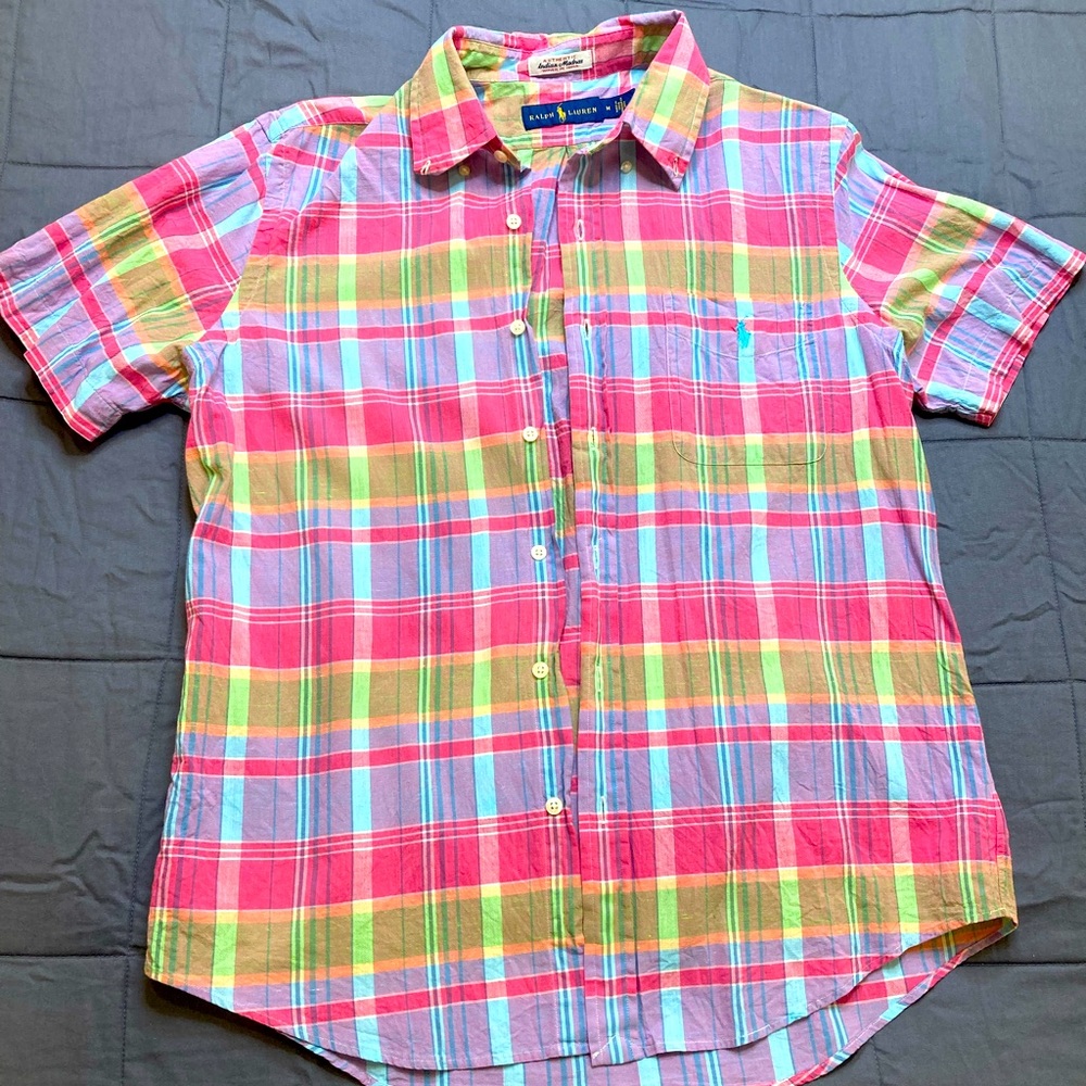 Short sleeve button down shirt